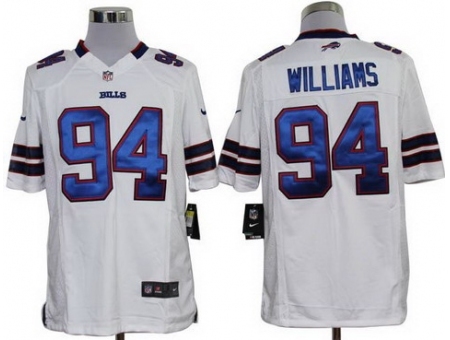Nike Buffalo Bills 94 Mario Williams White Game NFL Jersey