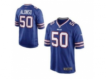 Nike Buffalo Bills 50 Kiko Alonso blue Game NFL Jersey