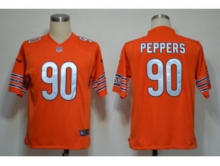 Nike Chicago Bears 90 Julius Peppers Orange Game NFL Jersey