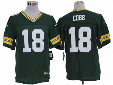 Nike Green Bay Packers 18 Randall Cobb Green Limited NFL Jersey