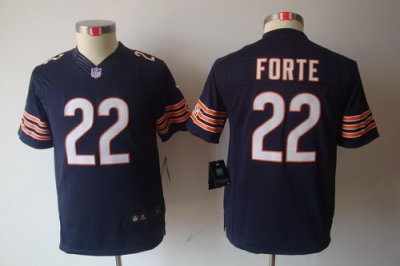 Youth Nike Chicago Bears #22 Forte Blue Color Limited Jerseys