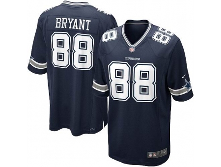 Nike Dallas Cowboys 88 Dez Bryant blue Game NFL Jersey