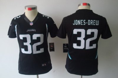 Women Nike Jacksonville Jaguars 32# Maurice Jones-Drew Black Color[NIKE LIMITED Jersey]