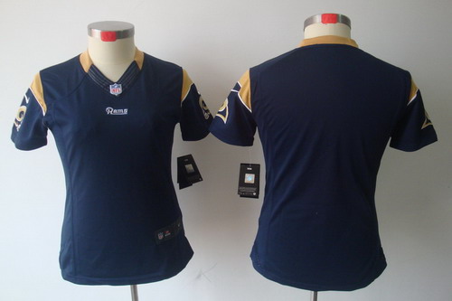 Women Nike St. Louis Rams Blank Blue Color[NIKE LIMITED Jersey]