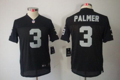 Youth Nike NFL Oakland Raiders #3 Carson Palmer Black Color[Youth Limited Jerseys]