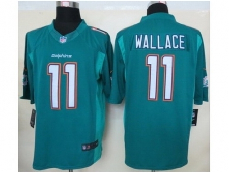 Nike Miami Dolphins 11 Mike Wallace green Limited NFL Jersey