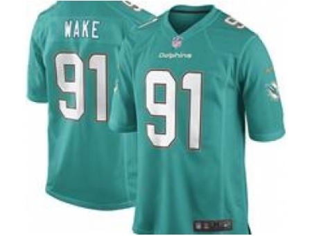 Nike Miami Dolphins 91 Cameron Wake Green Game NFL Jersey