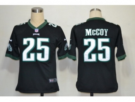 Nike Philadelphia Eagles 25 LeSean McCoy Black Game NFL Jersey