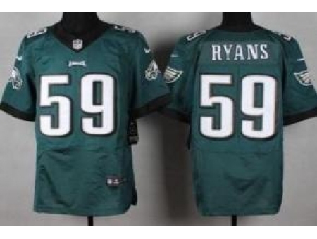 Nike Philadelphia Eagles 59 DeMeco Ryans Green Elite NFL Jersey