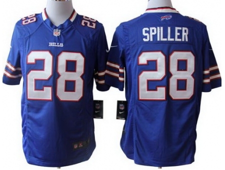 Nike Buffalo Bills 28 C.J. Spiller Blue Game NFL Jersey