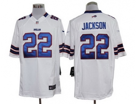 Nike Buffalo Bills 22 Fred Jackson White Game NFL Jersey