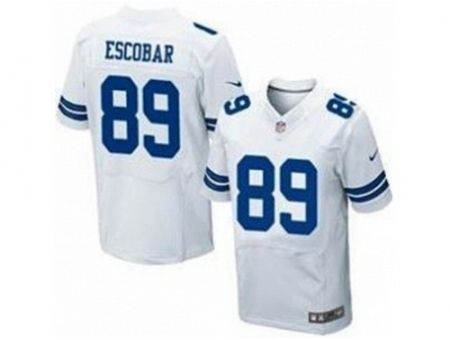 Nike Dallas Cowboys 89 Gavin Escobar white Elite NFL Jersey