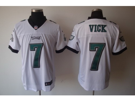 Nike Philadelphia Eagles 7 Michael Vick White Elite NFL Jersey