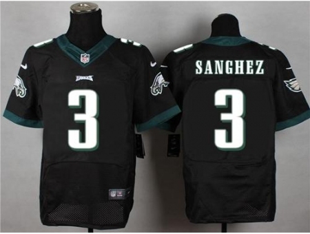 Nike Philadelphia Eagles 3 Mark Sanchez Black Elite NFL Jersey