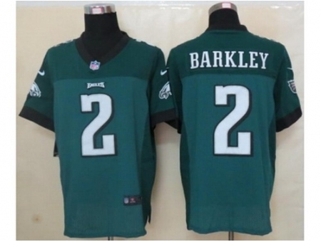 Nike philadelphia eagles 2 Matt Barkley green Elite NFL Jersey