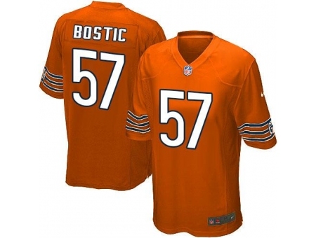 Nike Chicago Bears 57 Jon Bostic Orange Game NFL Jersey