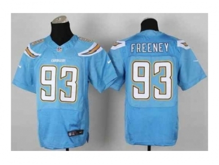 Nike San Diego Chargers 93 Dwight Freeney Light blue Elite new NFL Jersey