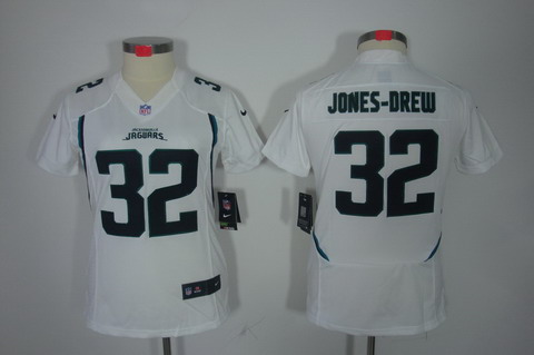 Women Nike Jacksonville Jaguars 32# Maurice Jones-Drew White[Women Limited Jerseys]