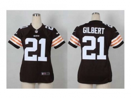 Nike Women Jerseys Cleveland Browns #21 Gilbert brown