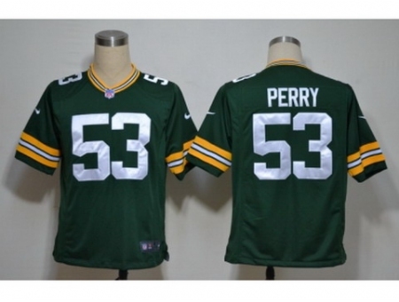 Nike Green Bay Packers 53 Nick Perry Green Game NFL Jersey