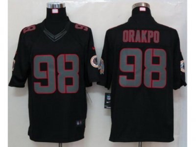 Nike NFL Washington Redskins #98 Brian Orakpo black Jerseys(Limited)