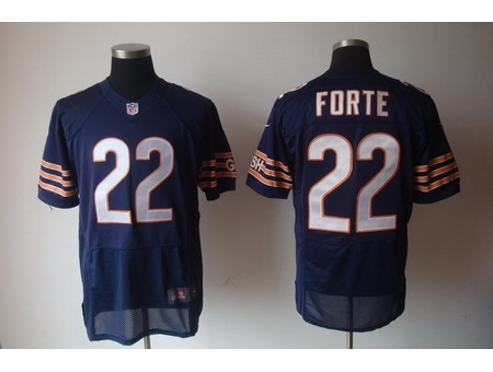 Nike Chicago Bears 22 Matt Forte Blue Elite NFL Jersey