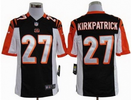 Nike Cincinnati Bengals 27 Dre Kirkpatrick Black Game NFL Jersey