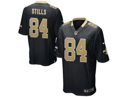 Nike New Orleans Saints 84 Kenny Stills Black Game NFL Jersey