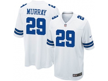 Nike Dallas Cowboys 29 DeMarco Murray White Game NFL Jersey