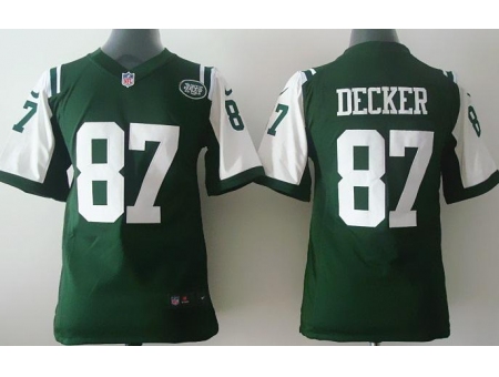 Youth Nike New York Jets 87 Eric Decker Green NFL Jerseys