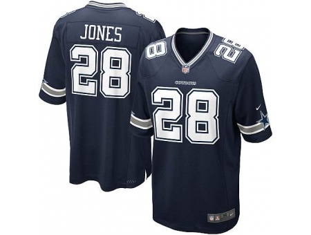 Nike Dallas Cowboys 28 Felix Jones blue Game NFL Jersey