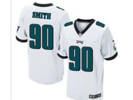 Nike Philadelphia Eagles 1 Marcus Smith white Elite NFL Jersey