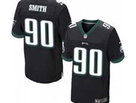 Nike Philadelphia Eagles 1 Marcus Smith black Elite NFL Jersey