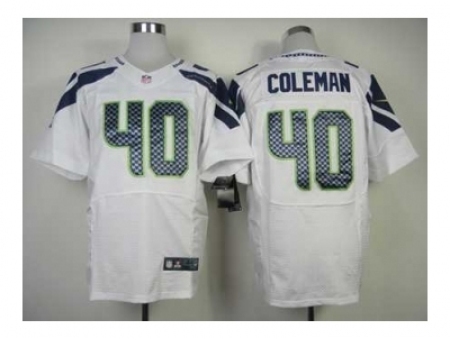 Nike Seattle Seahawks 40 Derrick Coleman white Elite NFL Jersey