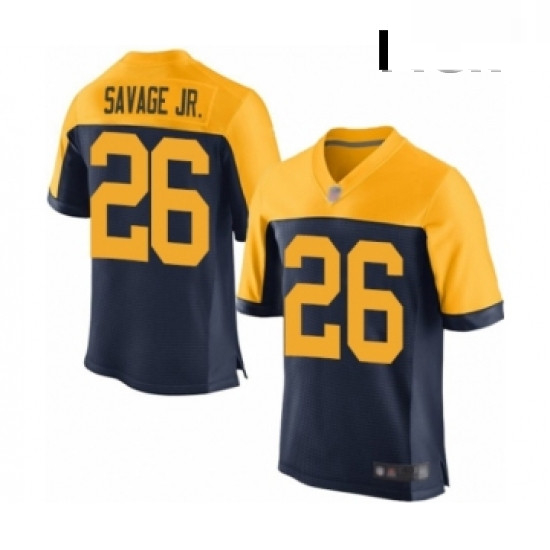 Men Green Bay Packers 26 Darnell Savage Jr Elite Navy Blue Alter