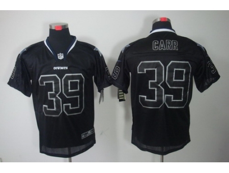 Nike Dallas Cowboys 39 Brandon Carr Black Elite Lights Out NFL Jersey