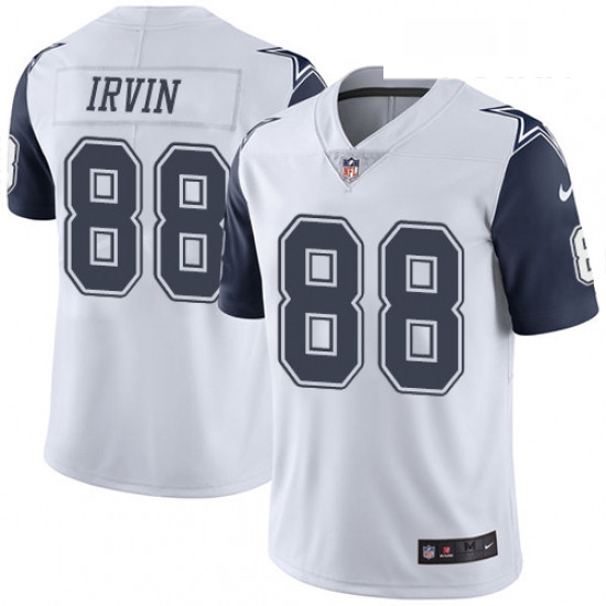 Youth Nike Dallas Cowboys 88 Michael Irvin Limited White Rush Vapor Untouchable NFL Jersey