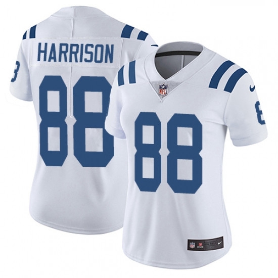 Womens Nike Indianapolis Colts 88 Marvin Harrison Elite White NF