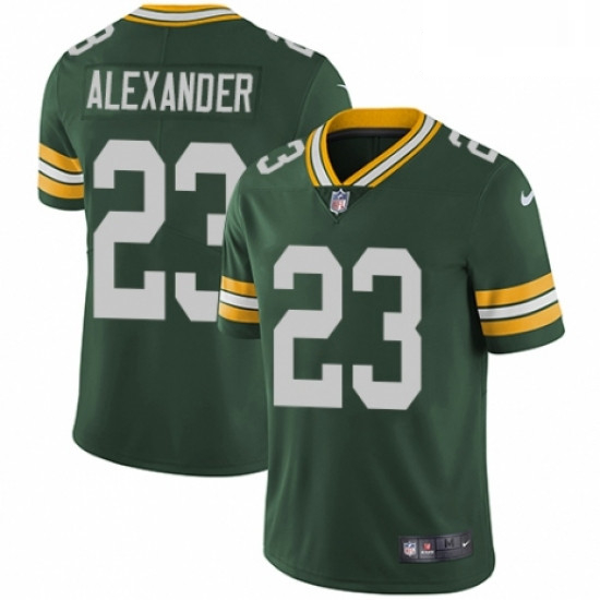 Men Nike Green Bay Packers 23 Jaire Alexander Green Team Color V