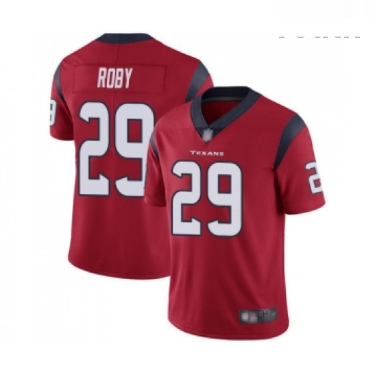 Youth Houston Texans 29 Bradley Roby Red Alternate Vapor Untouch