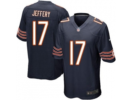 Nike Chicago Bears 17 Alshon Jeffery Blue Game NFL Jersey