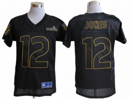 Nike Baltimore Ravens 12 Jacoby Jones black Limited Super Bowl XLVII Champions NFL Jersey