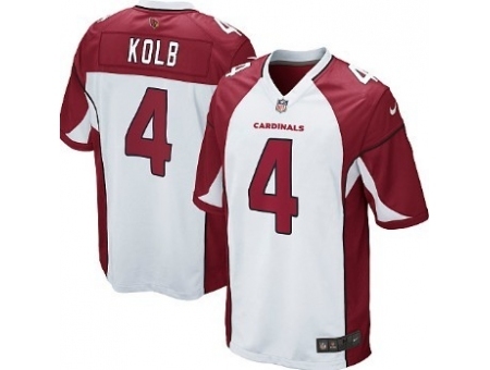 Nike Arizona Cardinals 4 Kevin Kolb white Game NFL Jersey