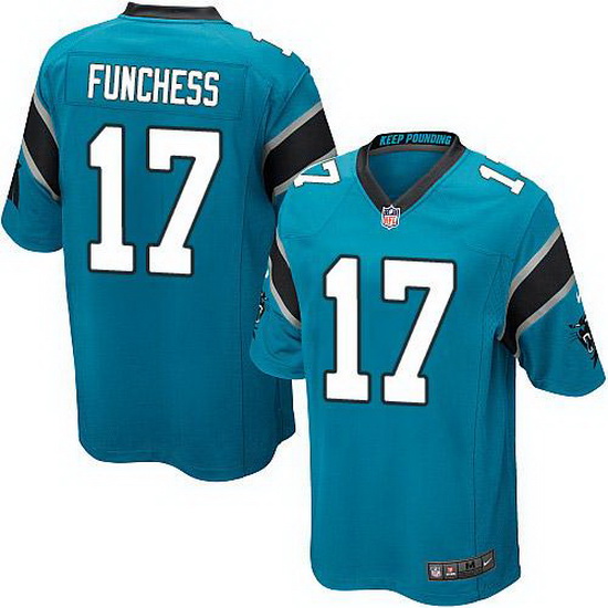 Nike Panthers #17 Devin Funchess Blue Alternate Youth Stitched N
