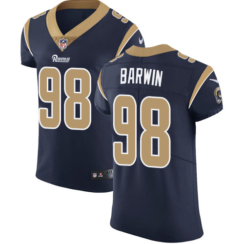 Nike Rams #98 Connor Barwin Navy Blue Team Color Mens Stitched N