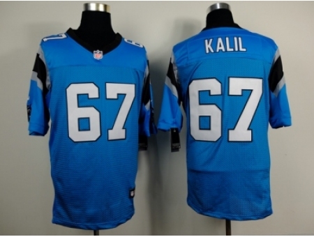 Nike Carolina Panthers 67 Ryan Kalil blue Elite NFL Jersey