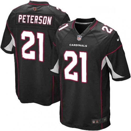 Men Nike Arizona Cardinals 21 Patrick Peterson Game Black Altern