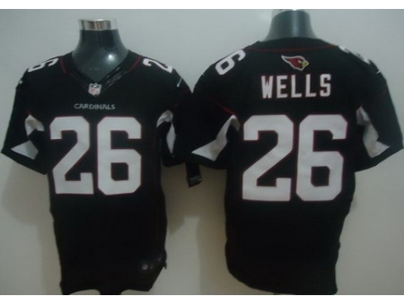 Nike Arizona Cardinals 26 Chris Wells Black Elite NFL Jersey