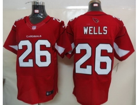 Nike Arizona Cardinals 26 Chris Wells Red Elite NFL Jersey