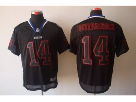 Nike Buffalo Bills 14 Ryan Fitzpatrick Black Elite Lights Out NFL Jersey